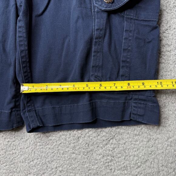 Vintage Cargo Shorts Men's 34 Blue Roebucks & Co Casual Pockets - Picture 4 of 10